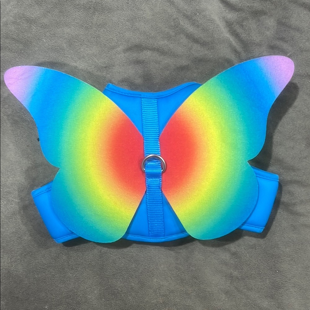 Colorful Butterfly Dog Harness